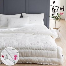 [천삼백케이] [투유] 정원 꽃자수 피그먼트 차렵이불(SS) by효재