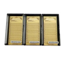 [정품] Premade 5D 속눈썹 연장 3 트레이/로트 인조 속눈썹 0.07mm C D, D-11mm/12mm/13mm