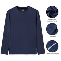 하이킹용품 라운드넥 남성용 스포츠 티셔츠 빠른 건조 긴팔 러닝 커플 여성용 요가 의류 가을 2021