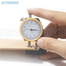 0-10mm 가죽 두께 게이지 미니 테스터 종이 측정기 5 개/몫!, 한개옵션0