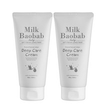 밀크바오밥 베이비 딥 케어 크림, 160g, 2개