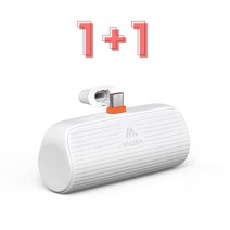 1+1 벨류엠 도킹 휴대용 PD 20W 고속 5000mAh C타입 여행 출근 보조배터리, 단품