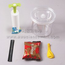 진공실험장치(눈금부 1 200㎖)_24374, 단품