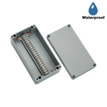 박스코 120x220x80mm 방수 20핀 알루미늄단자대케이스 전기 하이박스 BC-AL-20P, 상세페이지 참조