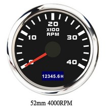 타코메타 속도계 HD 방수 타코미터 시간 측정기 적색 백라이트 타코 센서 포함 3K-8K RPM LCD 디스플레이 1, 03 BS 4000 RPM