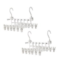 크레올디 논슬립 바지걸이, 6단 바지걸이 2개 세트