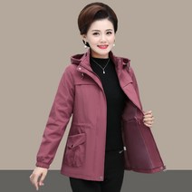 중장년 여성복 가을 숏코트 엄마복 초가을 패션 코디 긴팔 상의 여자 아우터