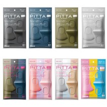 피타마스크 PITTA 10종 일본 숨쉬기편한 연예인 패션마스크, 3개입, 1개, 키즈스위트