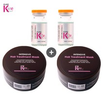 퓨어케어 인텐시브 헤어 트리트먼트 마스크/미용실트리트먼트/LPP/헤어팩/손상모복구 280ml X 2ea 단백질앰플2 + 헤어비닐캡 + 비닐어깨보+장갑 + 핀셋 + 꼬리빗 증정, 1개