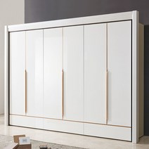 바벨 여닫이형 안방장롱 10자, 바벨 10자 장롱 세트, 화이트