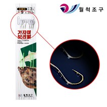월척조구 WA-74 가자미 도다리 보리멸 낚시 묶음 바늘, 01.WA74가자미보리멸10호