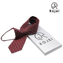 [로제이] 미니 페이즐리 혼방 자동넥타이 RTK012_WI