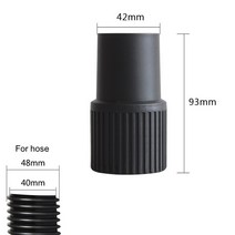 Jie-Nuo 502/309 버킷 진공 청소기 호스트 호스 커넥터/연결 파이프/어댑터 스레드 40mm/48mm 부품, 연한 초록색