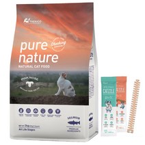 퓨어네이쳐 캣 그레인프리 연어 2kg +고양이덴탈껌 캣즐 4p