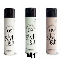 유지력up 남자 헤어 스프레이 세팅 헤어픽서 헤어미용 초강력스프레이, 꽃남 09스타일 헤어스프레이300ml(허브향)