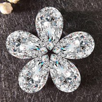 모이사나이트 배 컷 0.1ct 13 ct 모이사니타 D 컬러 VVS1 GRA 인증서 보석 럭셔리 소재로 다이아몬드 테스트 통과