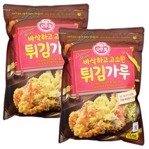 오뚜기 바삭하고 고소한 튀김가루 1kg x 2개