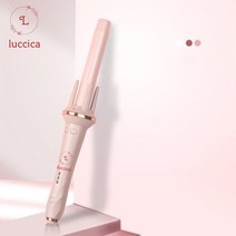 Luccica 헤어 자동고데기 웨이브 봉고데기 컬링 머신 Curling iron 28mm, 분홍 Pink