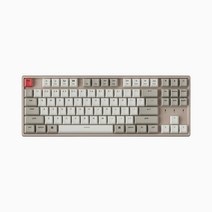 키크론 K8 Retro 레트로 알루미늄 핫스왑 적축 무선 기계식 키보드 애플 맥 블루투스 와이준