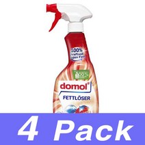 도몰 Fettloser 파워 탈지제 얼룩 오염 제거제 주방 세제 Domol Power 750Ml 4개
