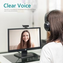 1080P 풀 HD 웹캠 내장 마이크 USB 드라이버 웹 카메라 라이브 스트리밍 화상 회의 스마트 TV 용