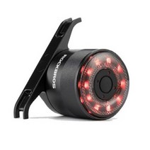 락브로스 초경량 LED 자전거 후미등 Q1, 블랙, 2개