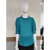 블루페페 트임소매 박스 블라우스 P222MSC720