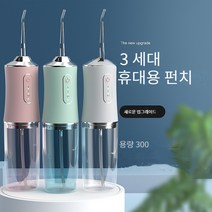 가정용 잇몸 물치실 구강 치아 청소기, 흰색 4개 노즐