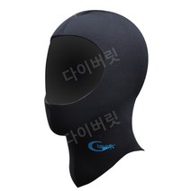 스킨스쿠버 잠수 용품 웨트 다이빙 후드, 3mm 헤드기어, XL