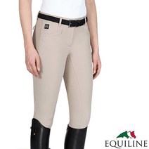 [EQUILINE] Cedar 실리콘 풀패치 승마바지, 블랙, IT42(26)