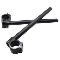 세퍼핸들 셰퍼 PCX CNC 오토바이 핸들 바클립 온 포크 야마하 YZF R3 R1 R6, 블랙 55mm