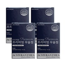 우슬 등 복합물 정 우슬복합정 식약처 HACCP 인증, 비타그린, 프리미엄 우슬정 / 60정, 4개