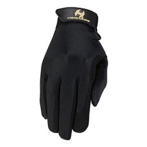 Heritage Products 유니 성인 클래식 승마 장갑 블랙 6 US