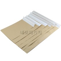 크라프트 택배봉투 6가지사이즈100매 (발송용 빈티지 인쇄 우편 방수 베이지 황색 엔틱)