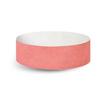 [핸드링몰] 입장권팔찌 종이팔찌 손목밴드, 1개, 네온레드