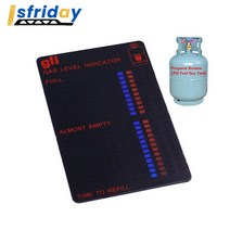 가스메타기 가정용 가스 테스트 스티커 프로판 부탄 LPG 연료 탱크 레벨 표시기 캐러밴 병 Termometro, 한개옵션0