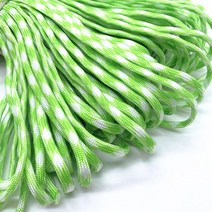 DIY 공예용품 장식품 폼폼 리본 5야드 4mm 멀티 컬러 파라 코드 550 낙하산 등산 끈 로프 밀 사양 유형 III, 11 11