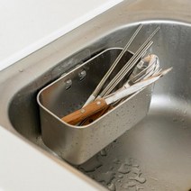 싱크대걸이 스텐 음식물스레기통 물빠짐통 음쓰통, 삼각형