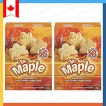 [2개세트] 캐나다 메이플 쿠키 미스터 메이플 Mr. Maple, 325g, 2개