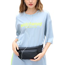 미니 방수 러닝 조깅 바이크 핸드폰 자전거 작업용 벨트 허리쌕 반달 슬링백 벨트백 힙팩