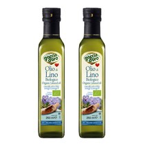 이태리산 유기농100% 고챠도로 아마씨유 250mlx2병 아마씨기름 아마씨오일