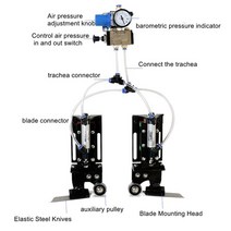전동 공구 Edge banding machine flexible scraper flat scraping device artifact elastic blade degummin, 01 인디고