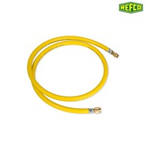 REFCO HCL6-60-Y 고진공호스 (150cm YEOLLW), 1개