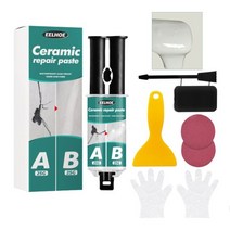 균열 보수제 틈새 매꿈 타일 ​​수리 페이스트 키트 타일 수리 페이스트 aampb 타일, 밝은 회색