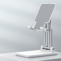 세븐프리 듀얼지지대 대형 테블릿핸드폰거치대 화이트, 단품, 단품