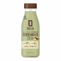 cj 한끼 밸런스밀 프로틴 쉐이크 견과 50g 직장인 점심 도시락 간식 혼밥 간헐적 체중조절 간식, 13개