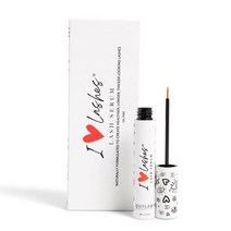 속눈썹영양제 속 베이글 I Love Lashes Outlaw Cosmetics 속눈썹 래쉬 세럼 프라이머 오일 프리 비건 잔인성, 단일수량