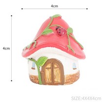 정원꾸미기 인테리어 소품 장식 요정 정원 마이크로 풍경 요정 미니어처 하우스 미니 수지, m, a1