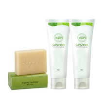 엘가닉 (캔크림 2개 + 캔비누1개) 세트 - 암환자 피부 사용가능 / 고보습 순한 자연유래함유, 쇼핑백 X