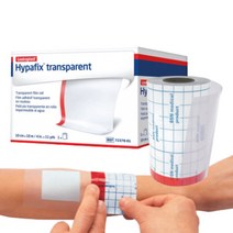 하이파픽스 트랜스페어런트 저자극 방수 드레싱 필름 Hypafix transparent, 1개